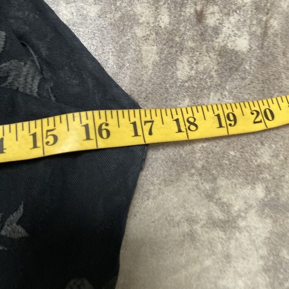 Save The‎ Queen Dress Womens Sz Medium Black Halter Trumpet Train Evening Open - Picture 3 of 16